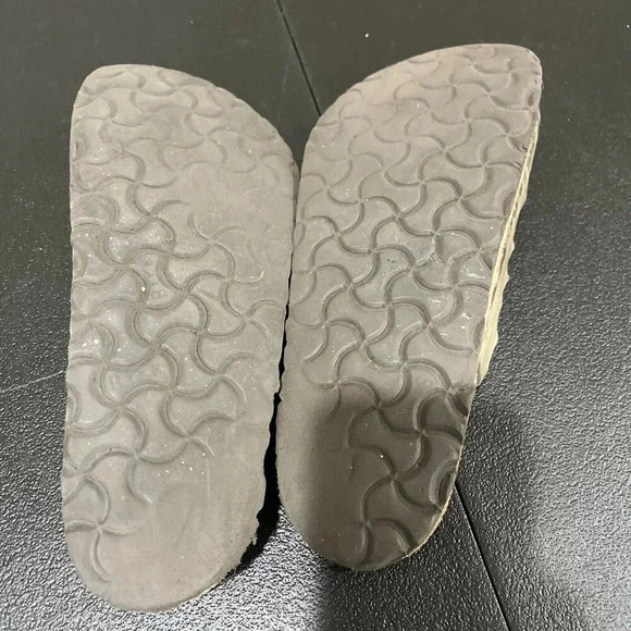 Birkenstock Granada Leather Sandals Size 37 Double Strap Buckle Slides Slip On - Picture 7 of 9